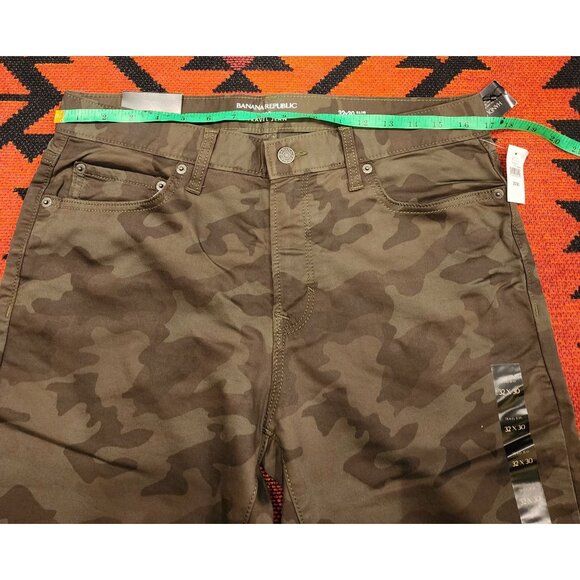 NEW Banana Republic Men's Camo Stretch Slim Fit Travel Jean. 32W x 30L - Picture 8 of 10